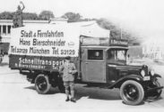 1899 - Gründung des Transportunternehmens in München von Hans Bierschneider